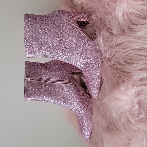 Pink Rhinestone Boots - Picture 2 of 3